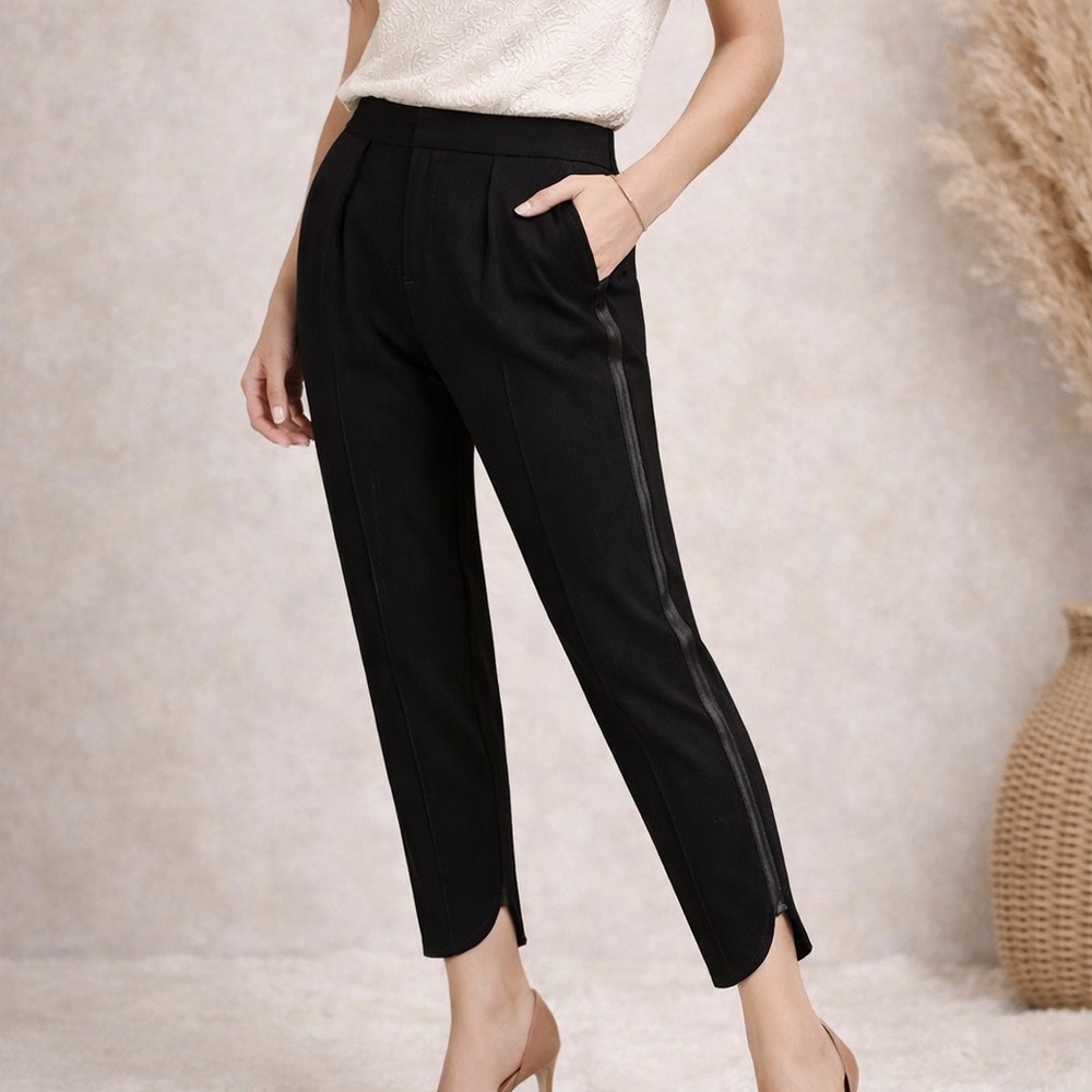 Rag & Bone Platini pants with lambskin leather trim ❤️